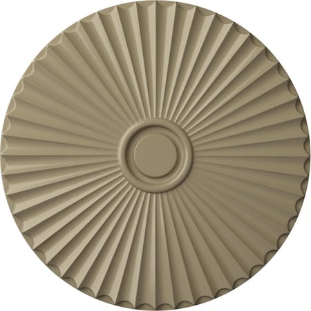 Ekena Millwork Shakuras Ceiling Medallion (For Canopies up to 5 1/2"), Hand-Painted Gobi Desert, 29 1/2"OD x 2"P CM30SHGDF